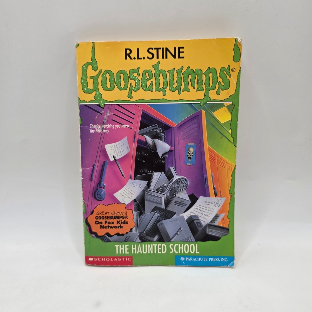 Goosebumps The Haunted School R.L. Stine Book 59 1st Printing 1997 Vintage